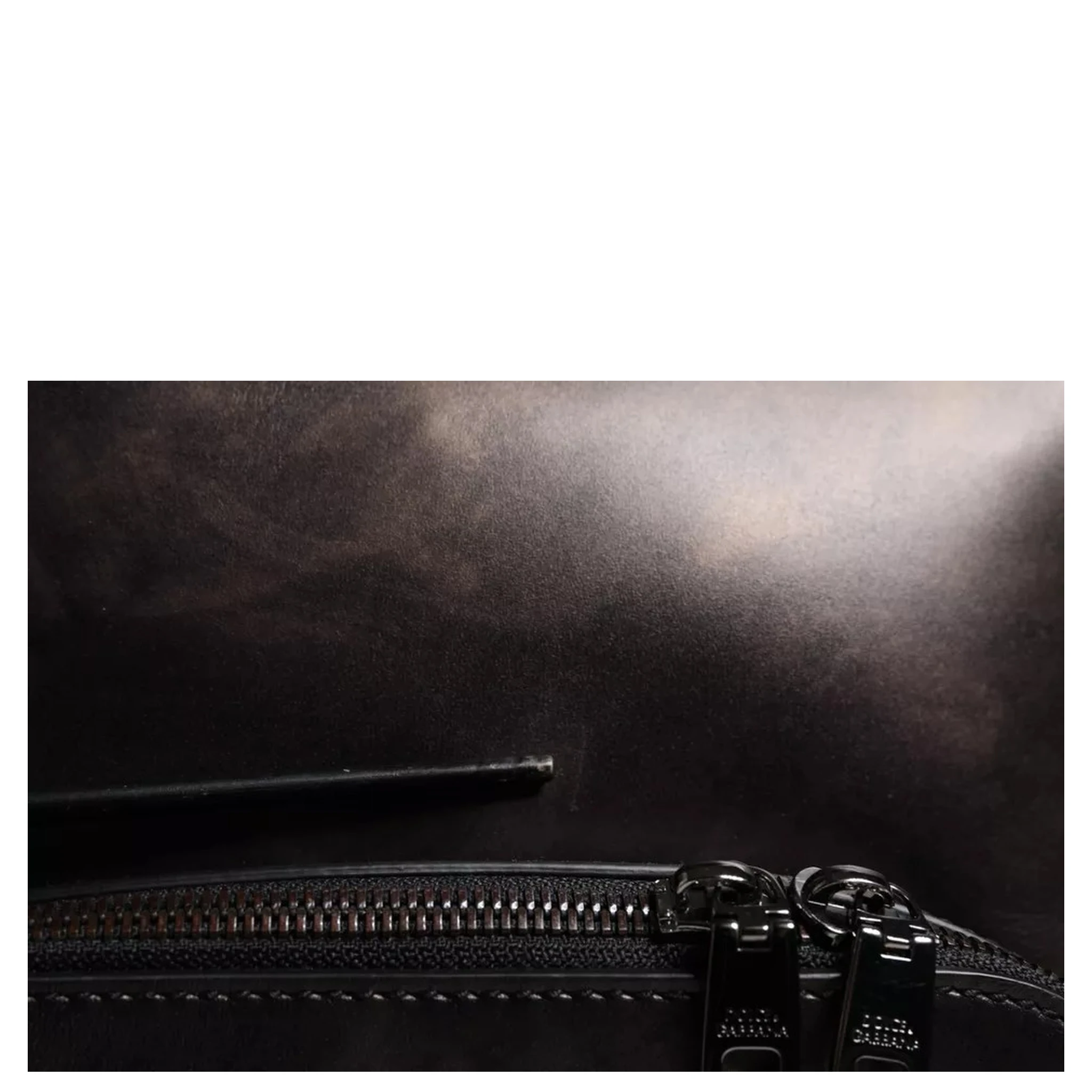 Bronze Leather School Travel Backpack Bag