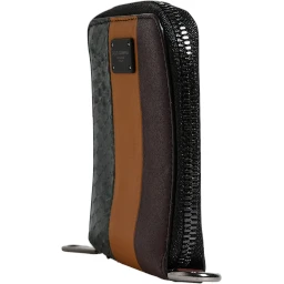 Multicolor Exotic Leather DG Bifold Card Holder Wallet