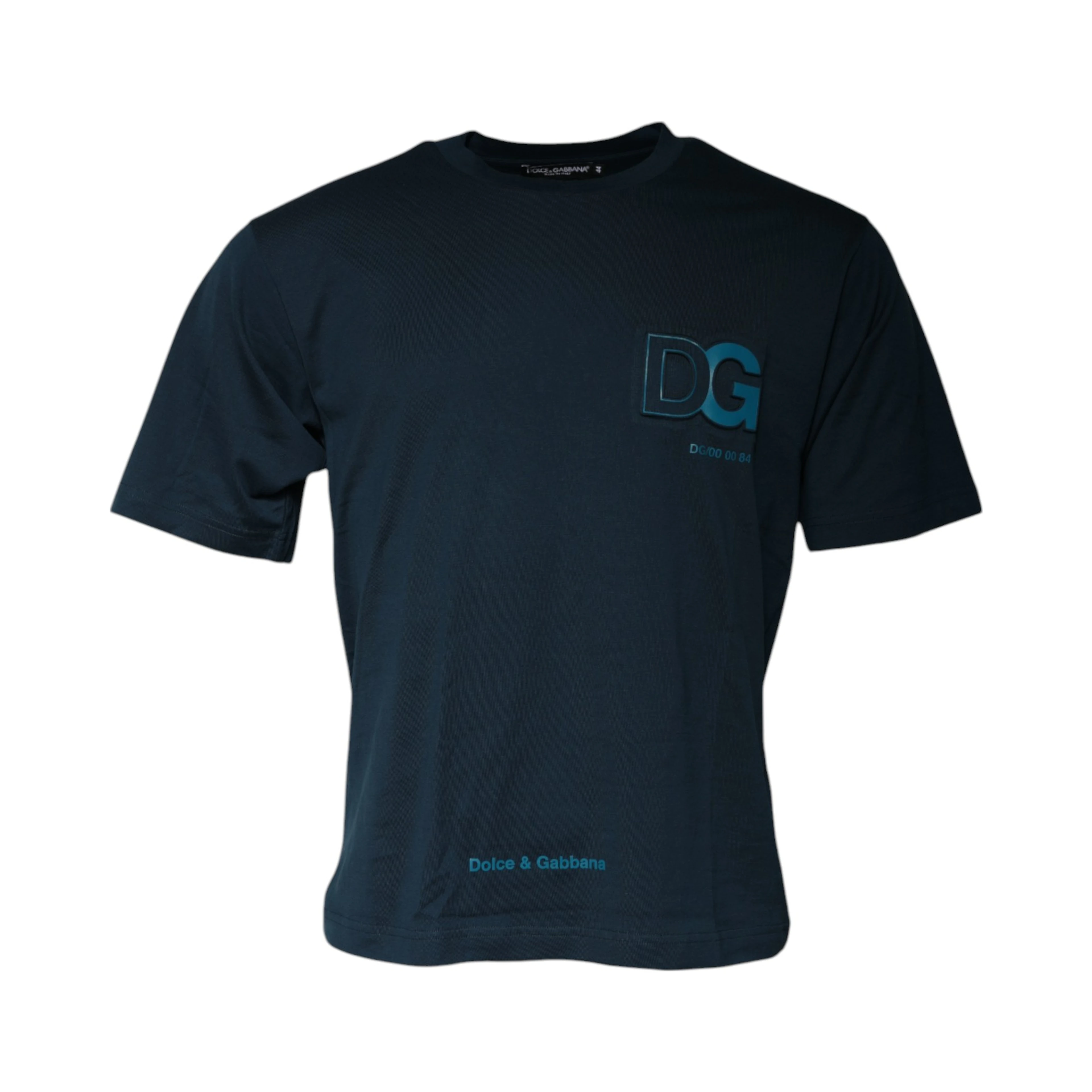 Blue Logo Crew Neck Short Sleeves T-shirt