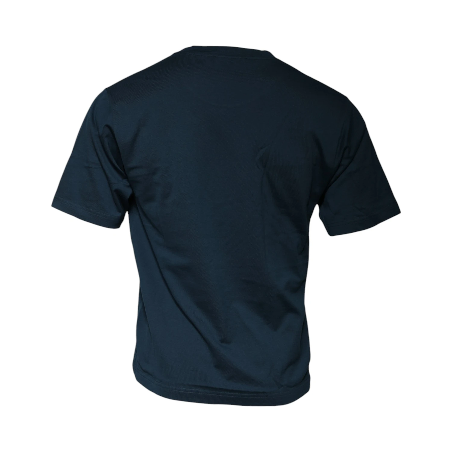Blue Logo Crew Neck Short Sleeves T-shirt