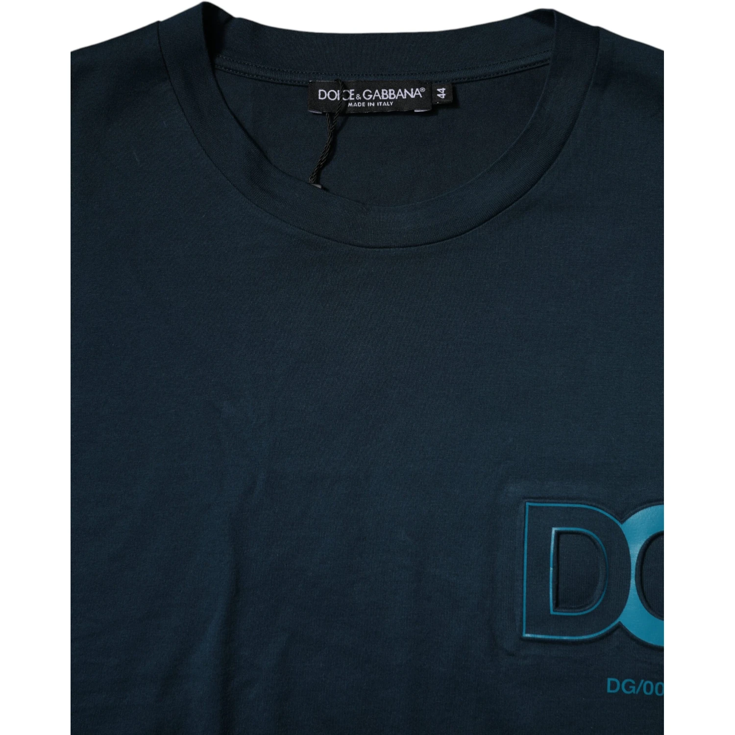Blue Logo Crew Neck Short Sleeves T-shirt