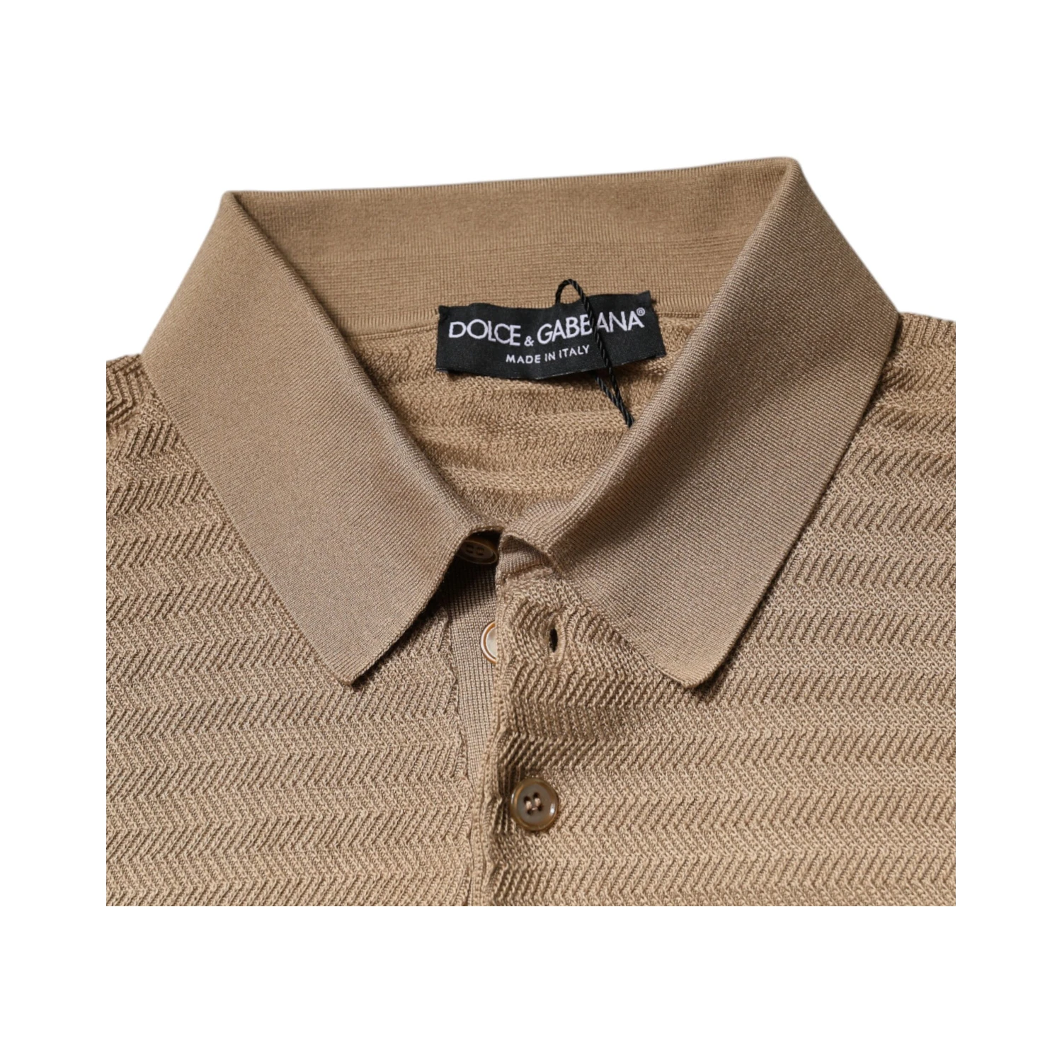 Brown Collared Short Sleeves Polo T-shirt