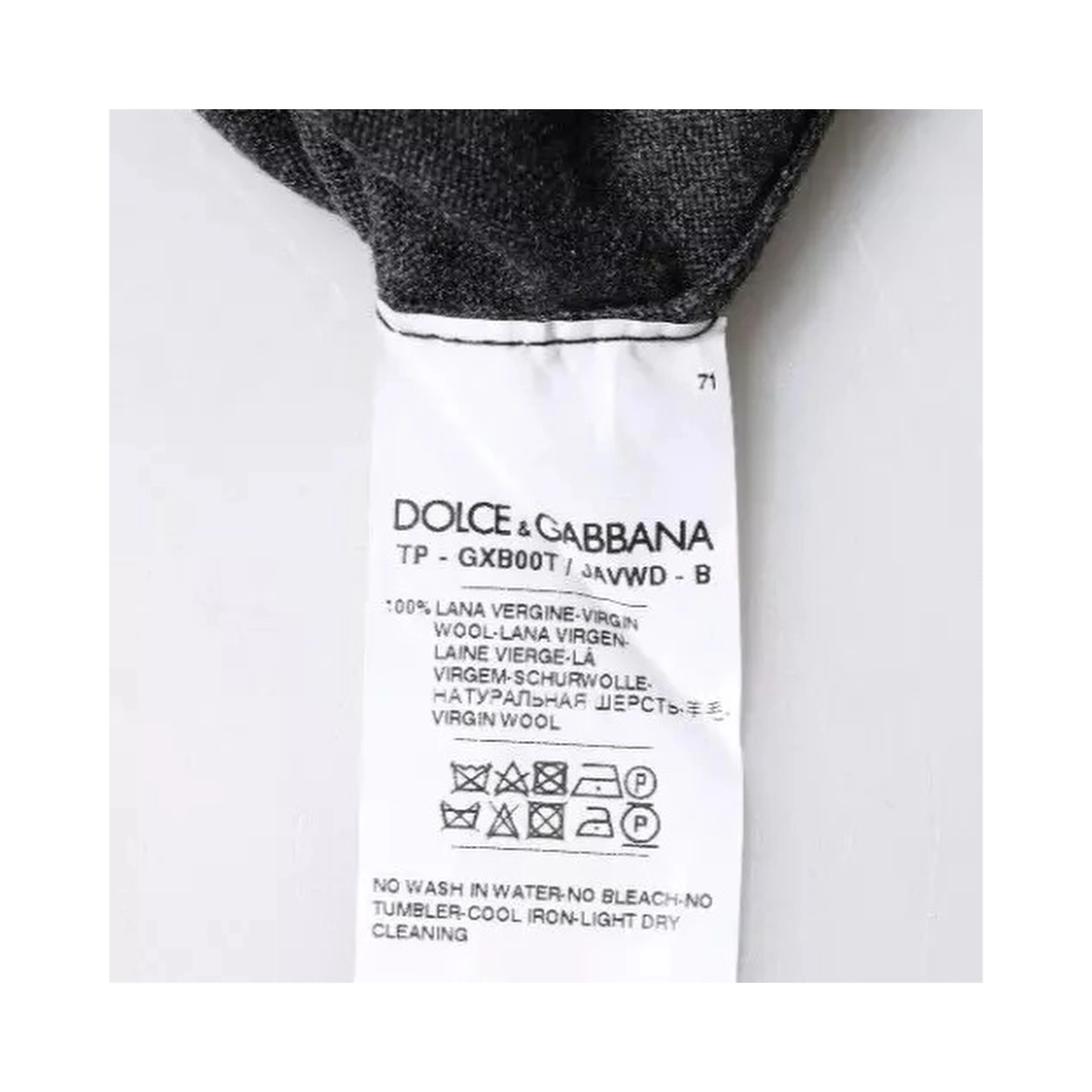 Gray Wool Knit Turtleneck Pullover Sweater