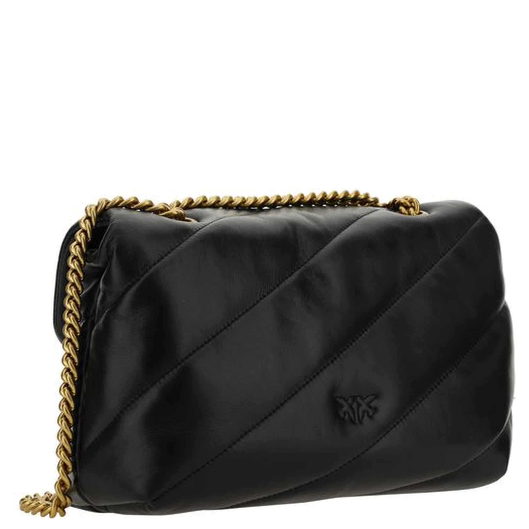 Black Calf Leather Bos Taurus Shoulder Bag