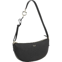 Black Calf Leather Bos Taurus Shoulder Bag