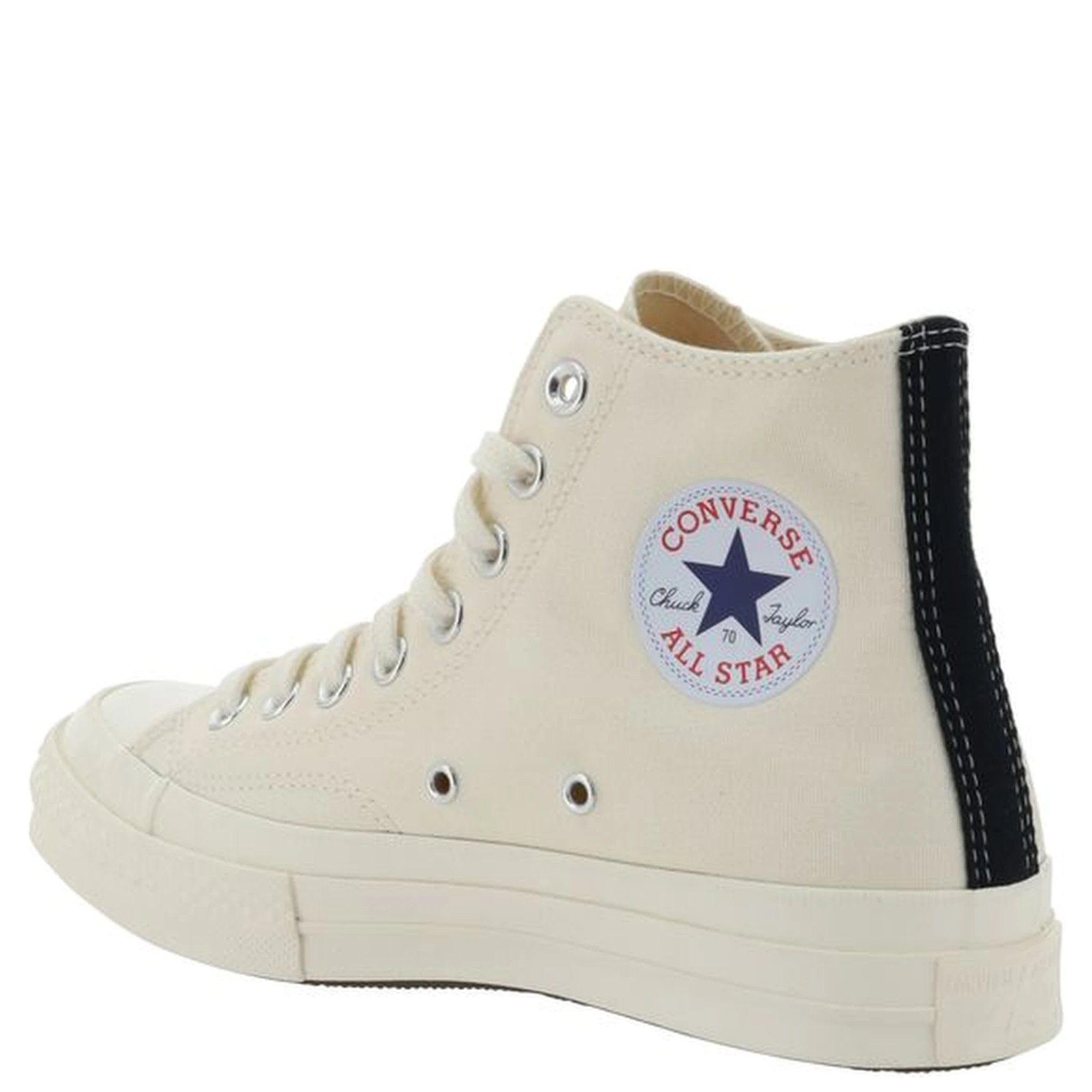 White Rubber High Top Sneakers