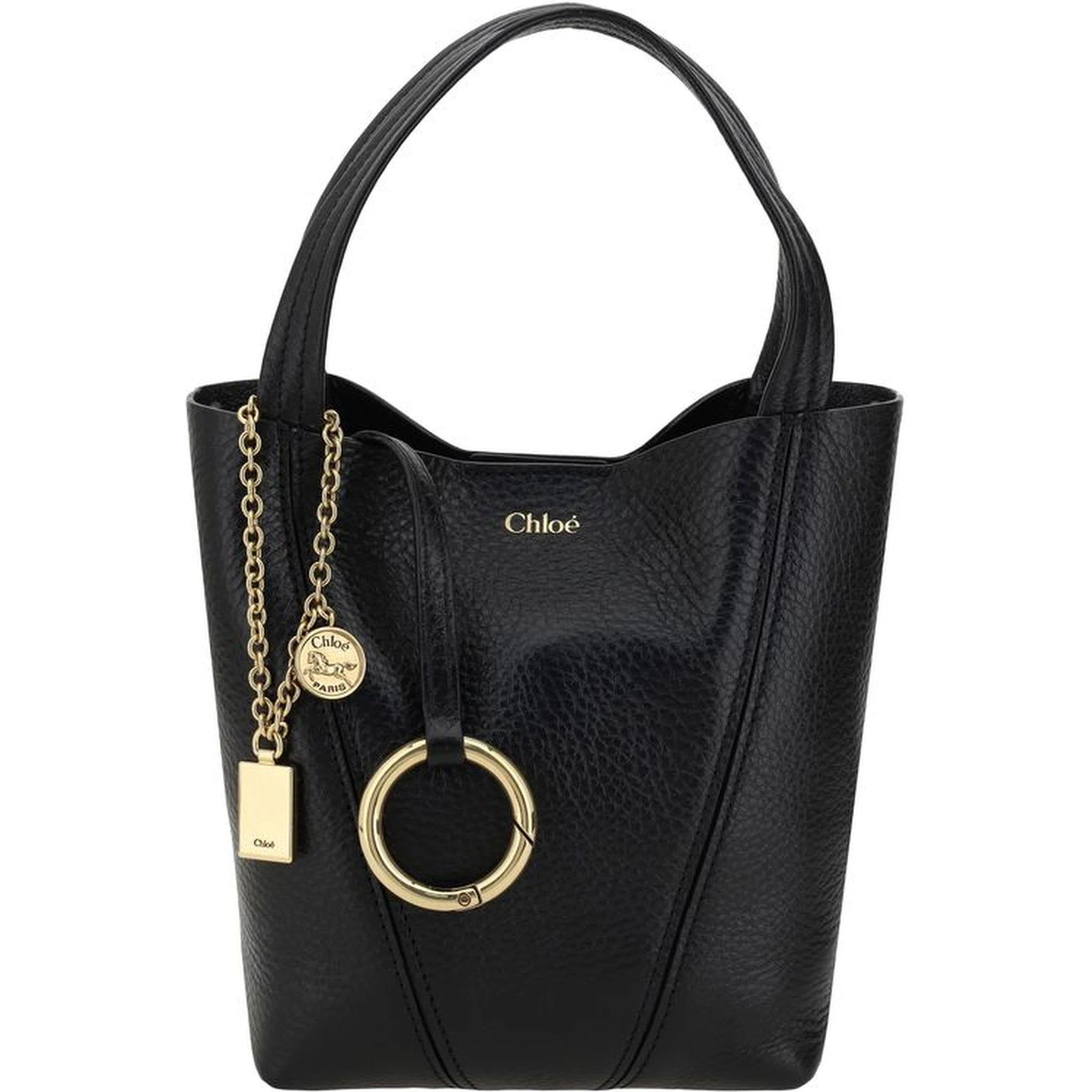 Black Calf Leather Bos Taurus Shoulder Bag