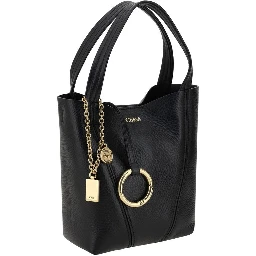Black Calf Leather Bos Taurus Shoulder Bag