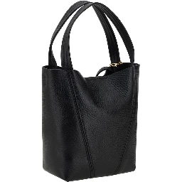 Black Calf Leather Bos Taurus Shoulder Bag