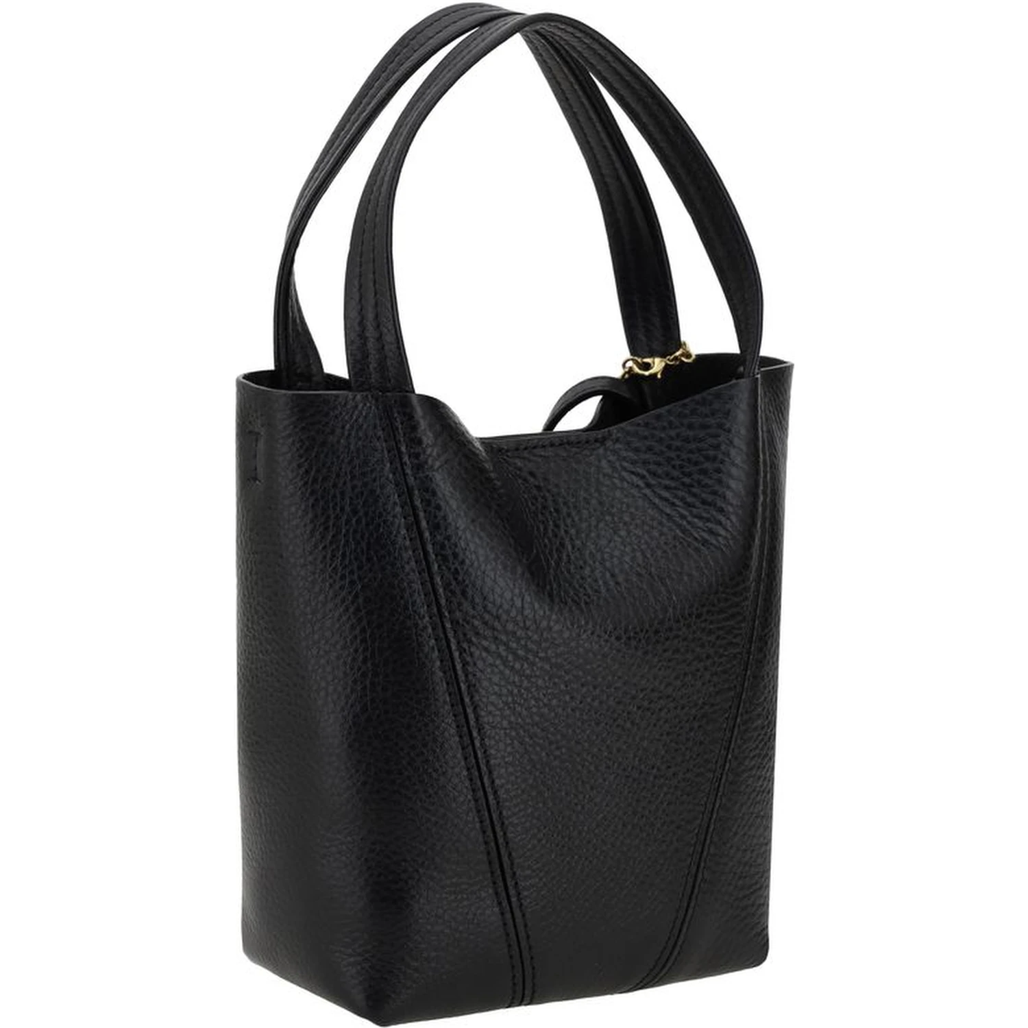 Black Calf Leather Bos Taurus Shoulder Bag