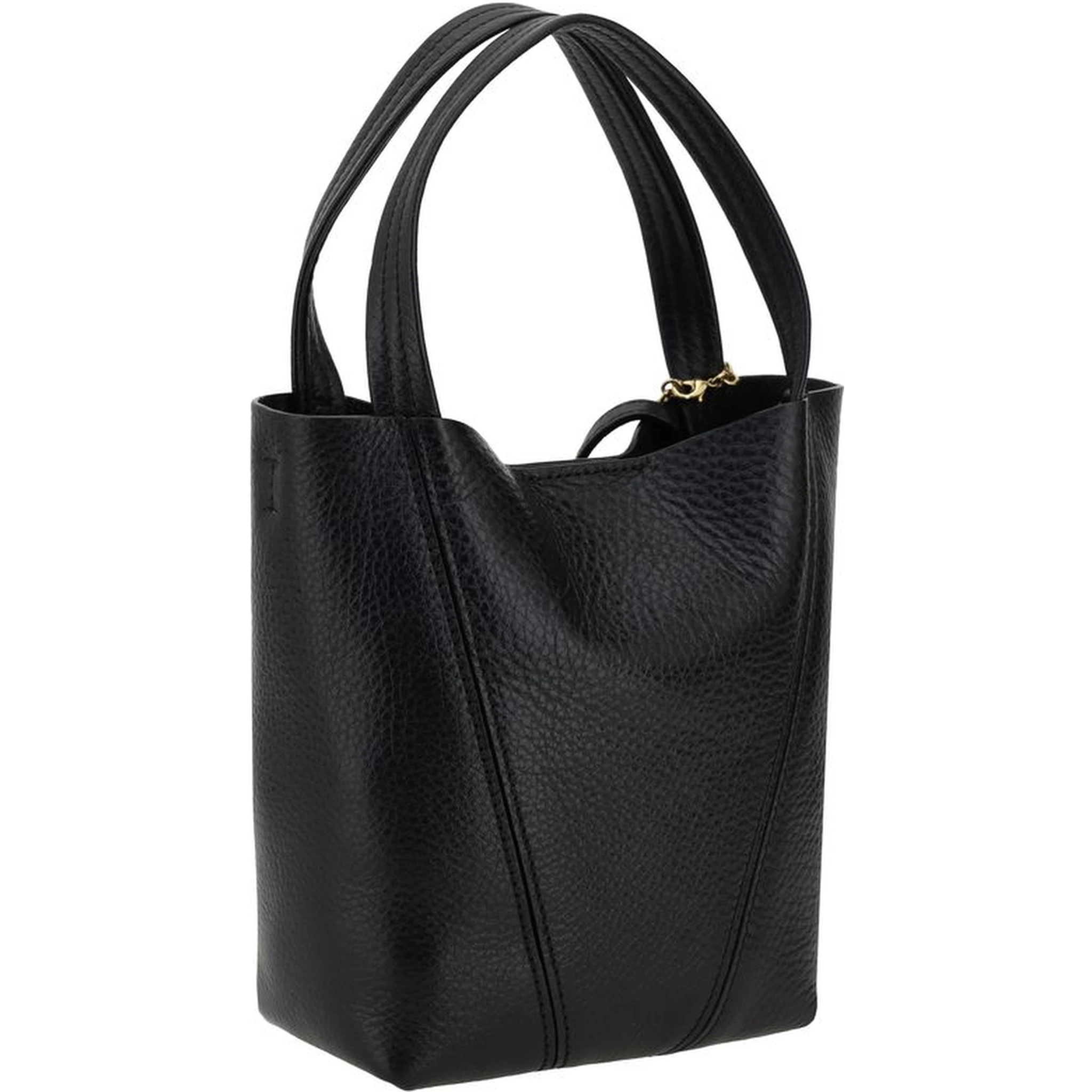 Black Calf Leather Bos Taurus Shoulder Bag