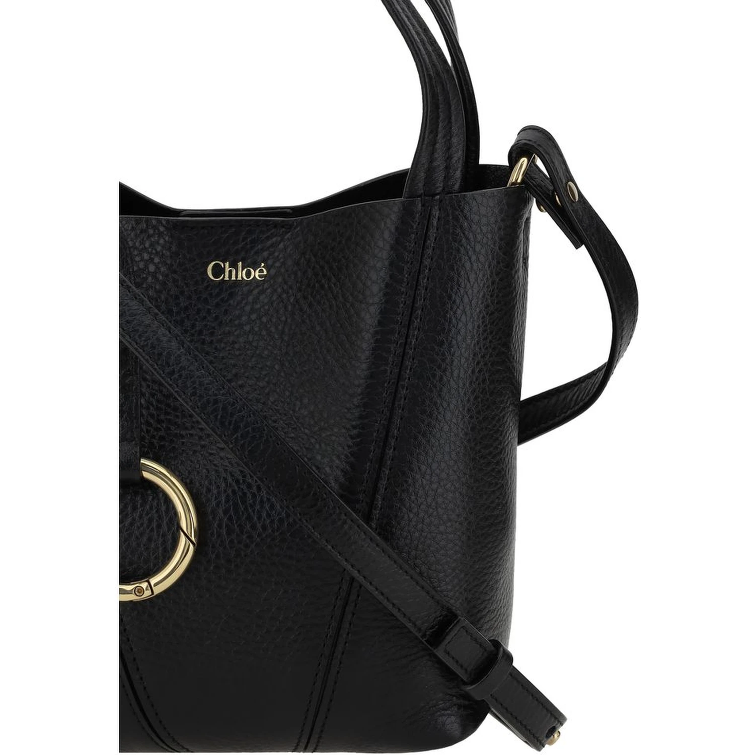 Black Calf Leather Bos Taurus Shoulder Bag