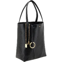 Black Calf Leather Bos Taurus Shoulder Bag