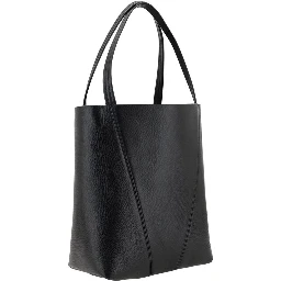 Black Calf Leather Bos Taurus Shoulder Bag