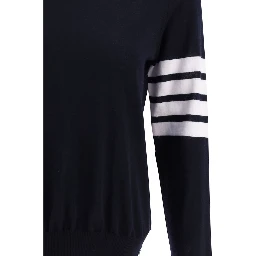 Blue Fleece Wool Sweatshirt