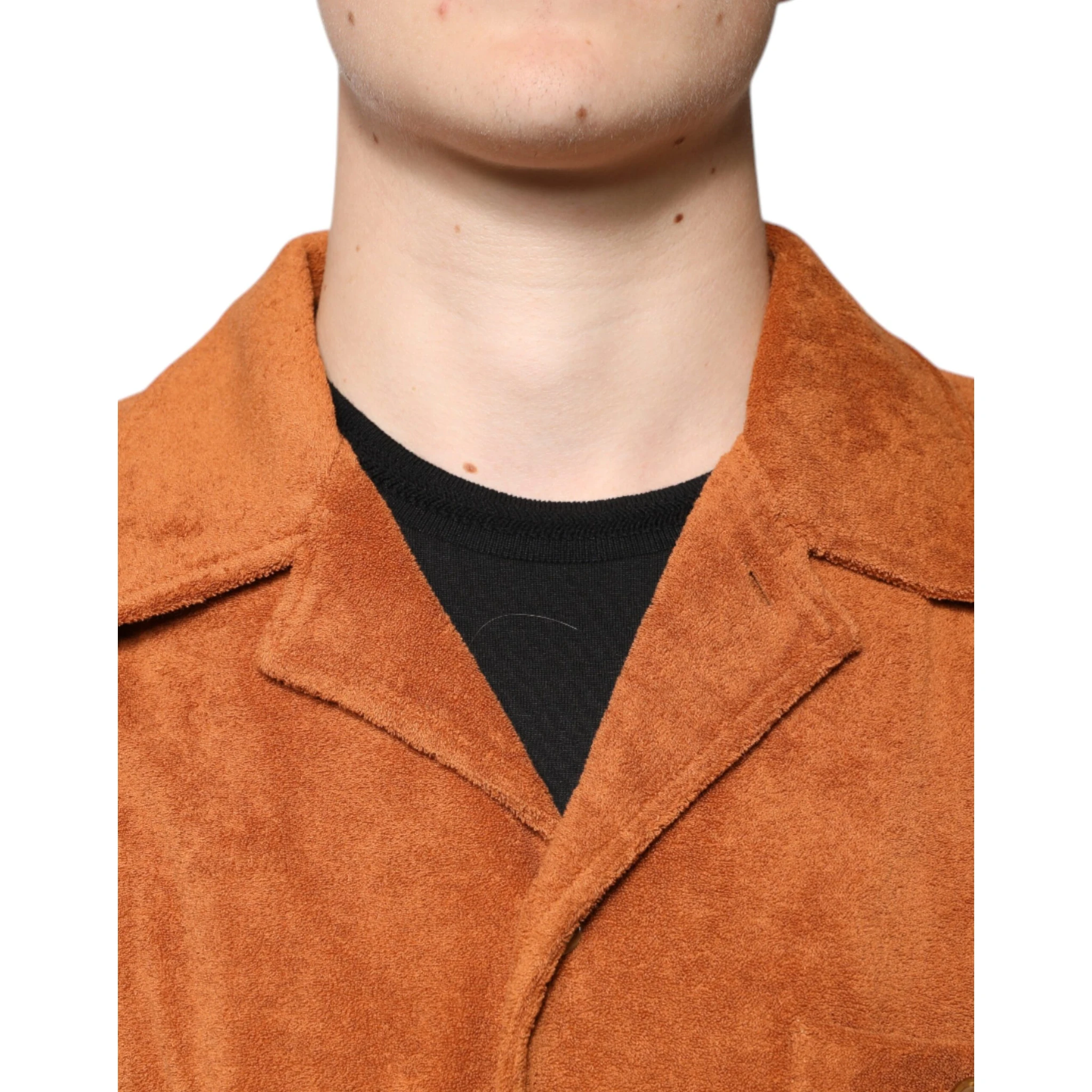 Hazel Cotton Velvet Button Down Collared Shirt