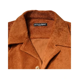 Hazel Cotton Velvet Button Down Collared Shirt