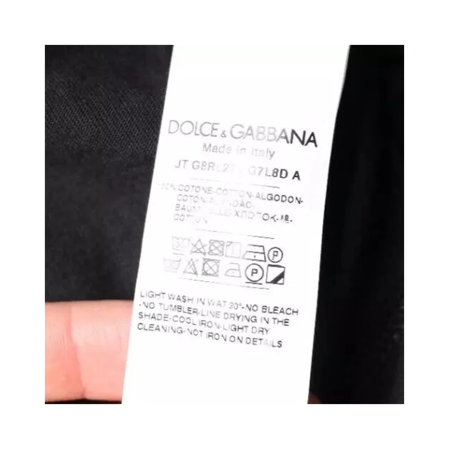 Black Cotton Crew Neck Short Sleeves T-shirt