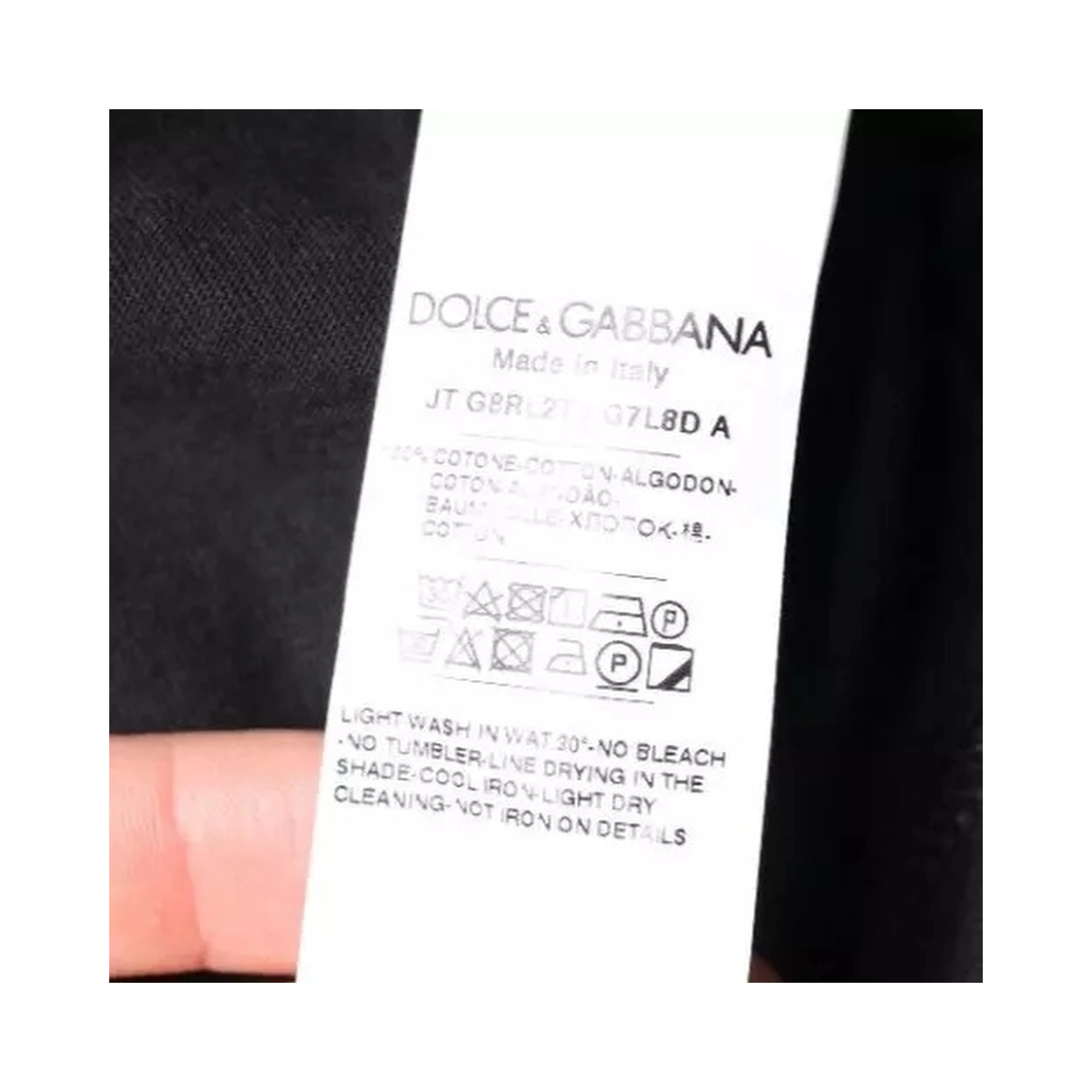 Black Cotton Crew Neck Short Sleeves T-shirt
