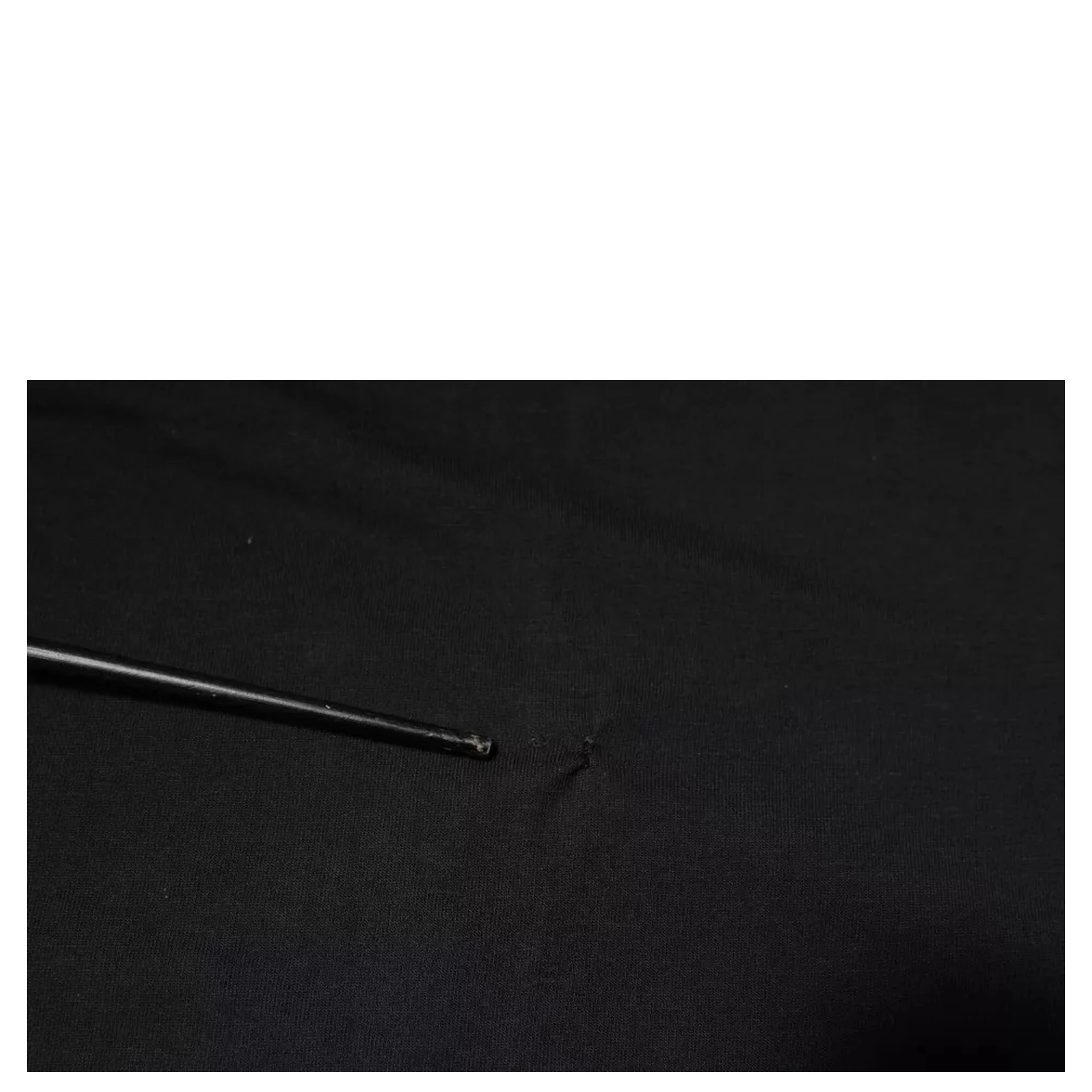 Black Cotton Crew Neck Short Sleeves T-shirt