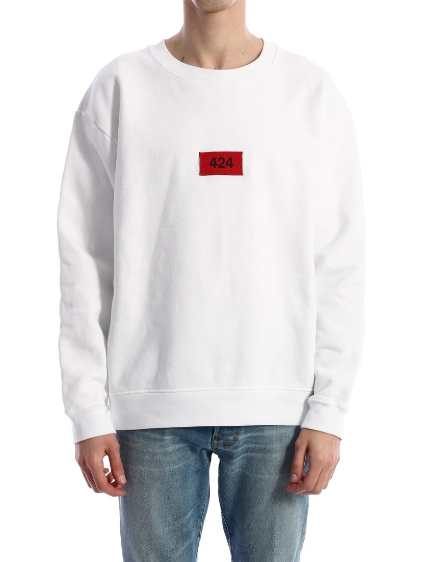 Sweatshirt Logo White