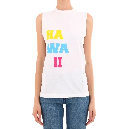 Hawaii White cotton top