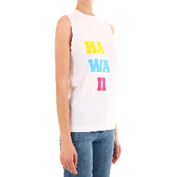 Hawaii White cotton top