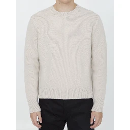 Wool and cashmere sweater