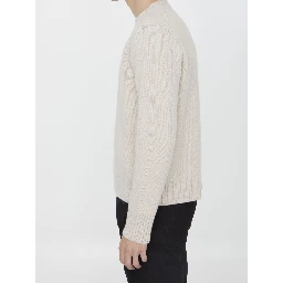 Wool and cashmere sweater