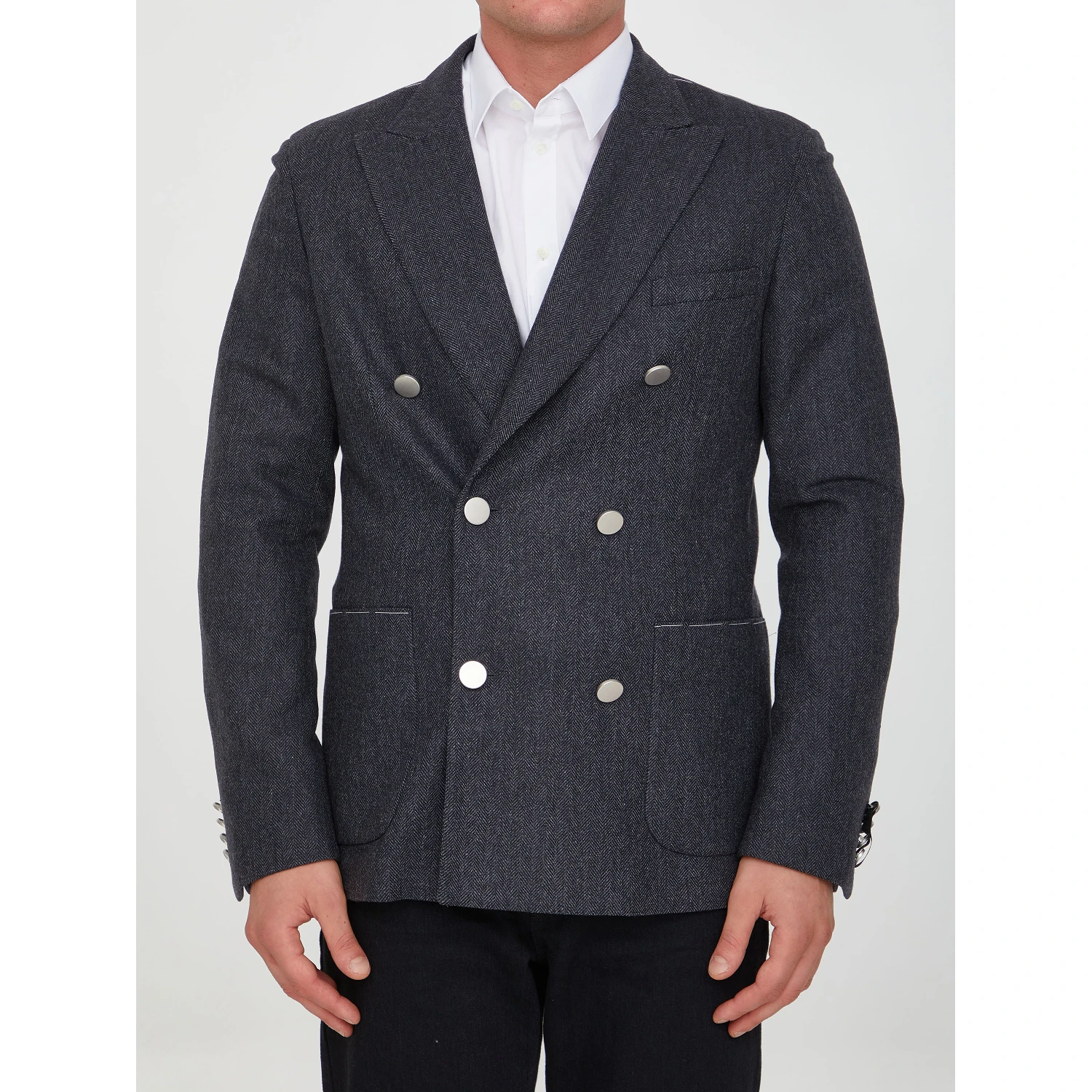 Grey wool jacket