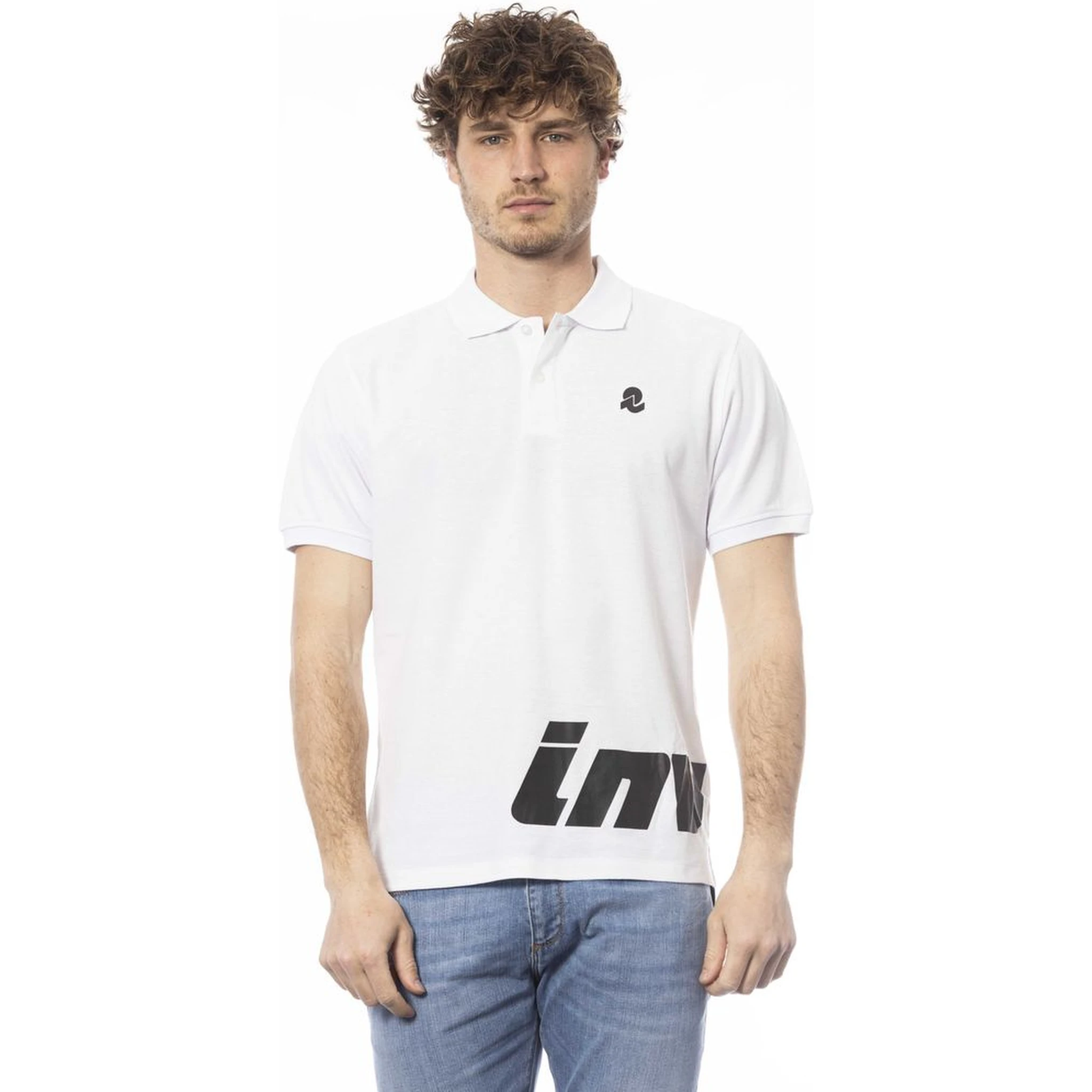 White Cotton Polo Shirt