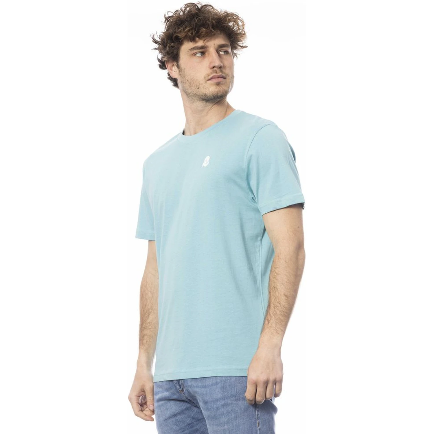 Light Blue Cotton T-Shirt