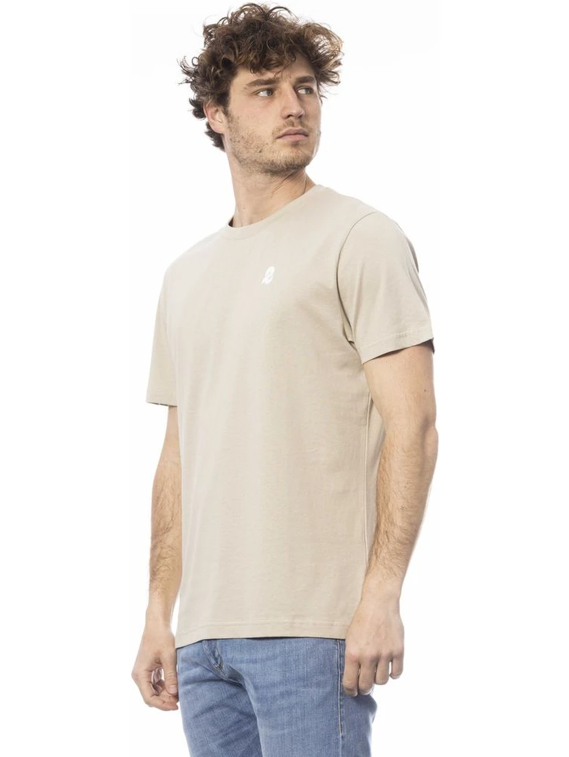Beige Cotton T-Shirt