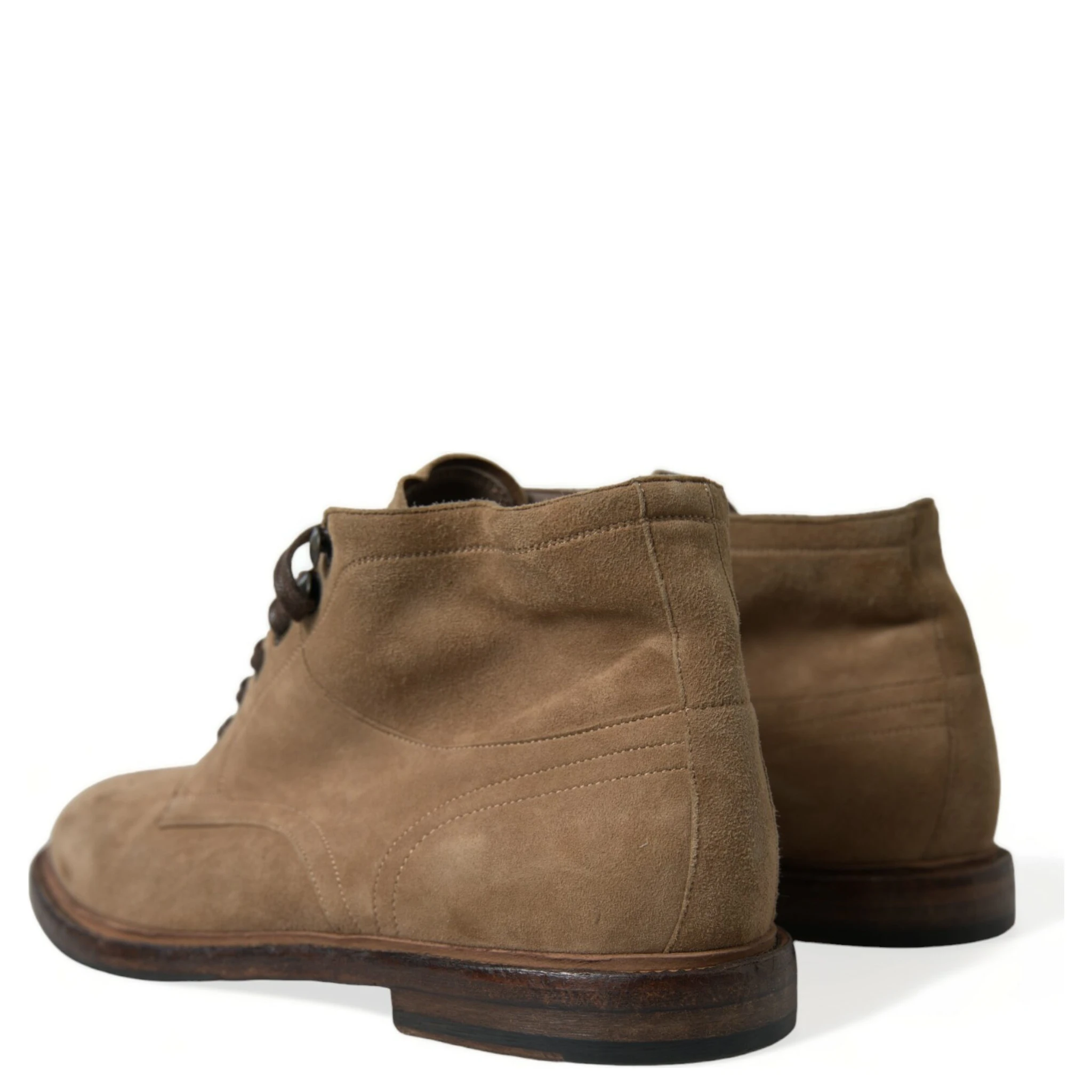 Brown Leather Lace Up Ankle Boots Shoes