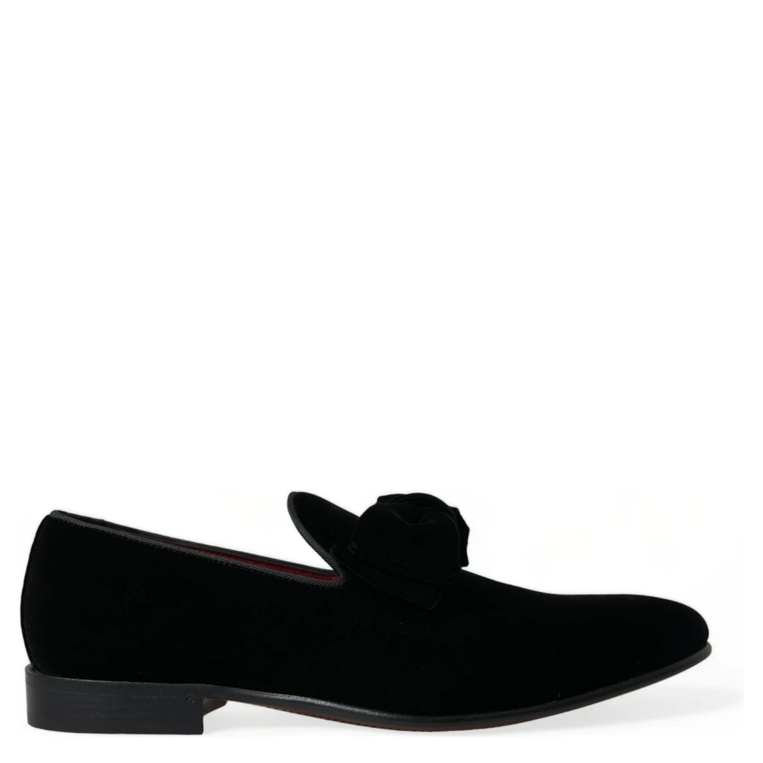 Black Velvet Loafers Formal Dress Shoes