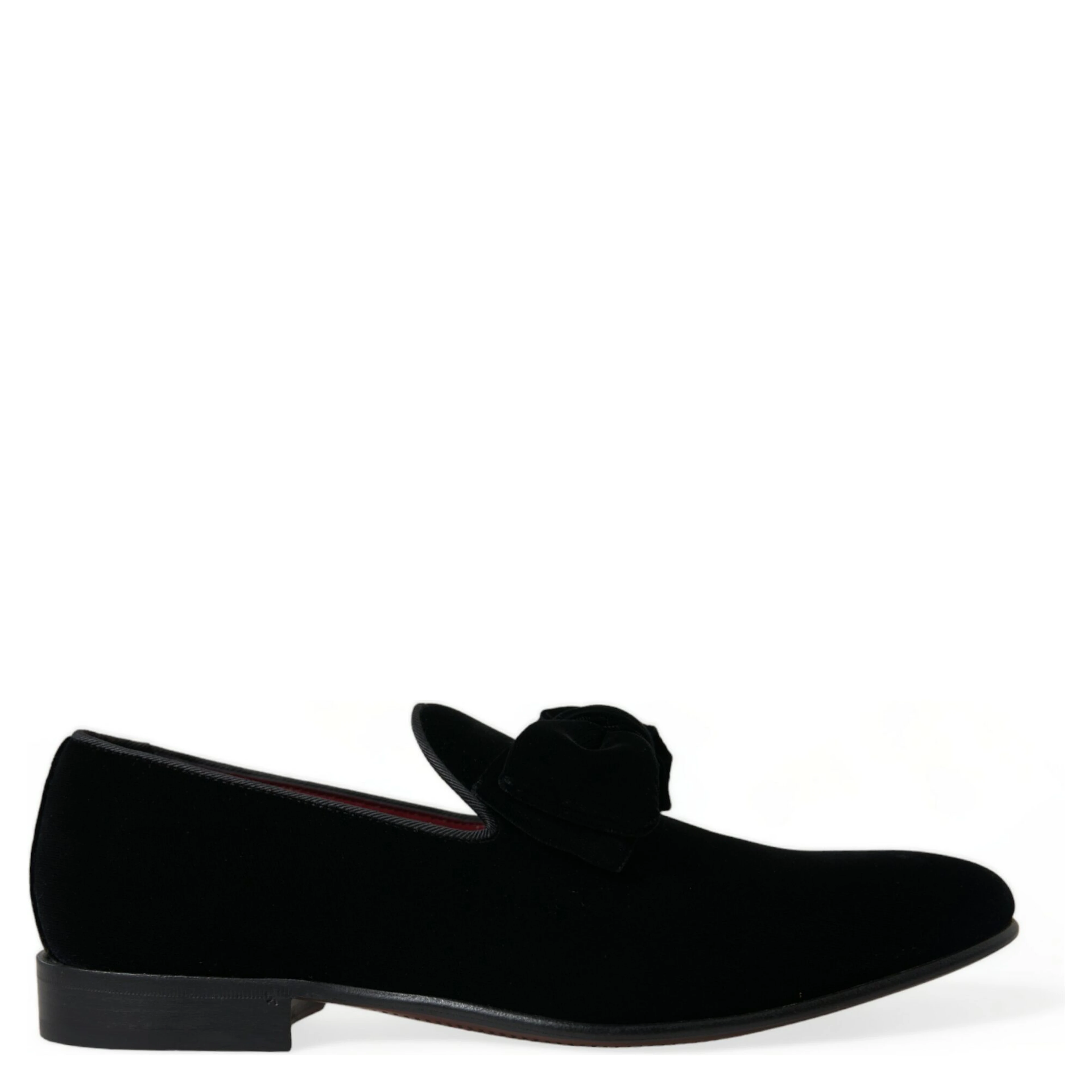 Black Velvet Loafers Formal Dress Shoes