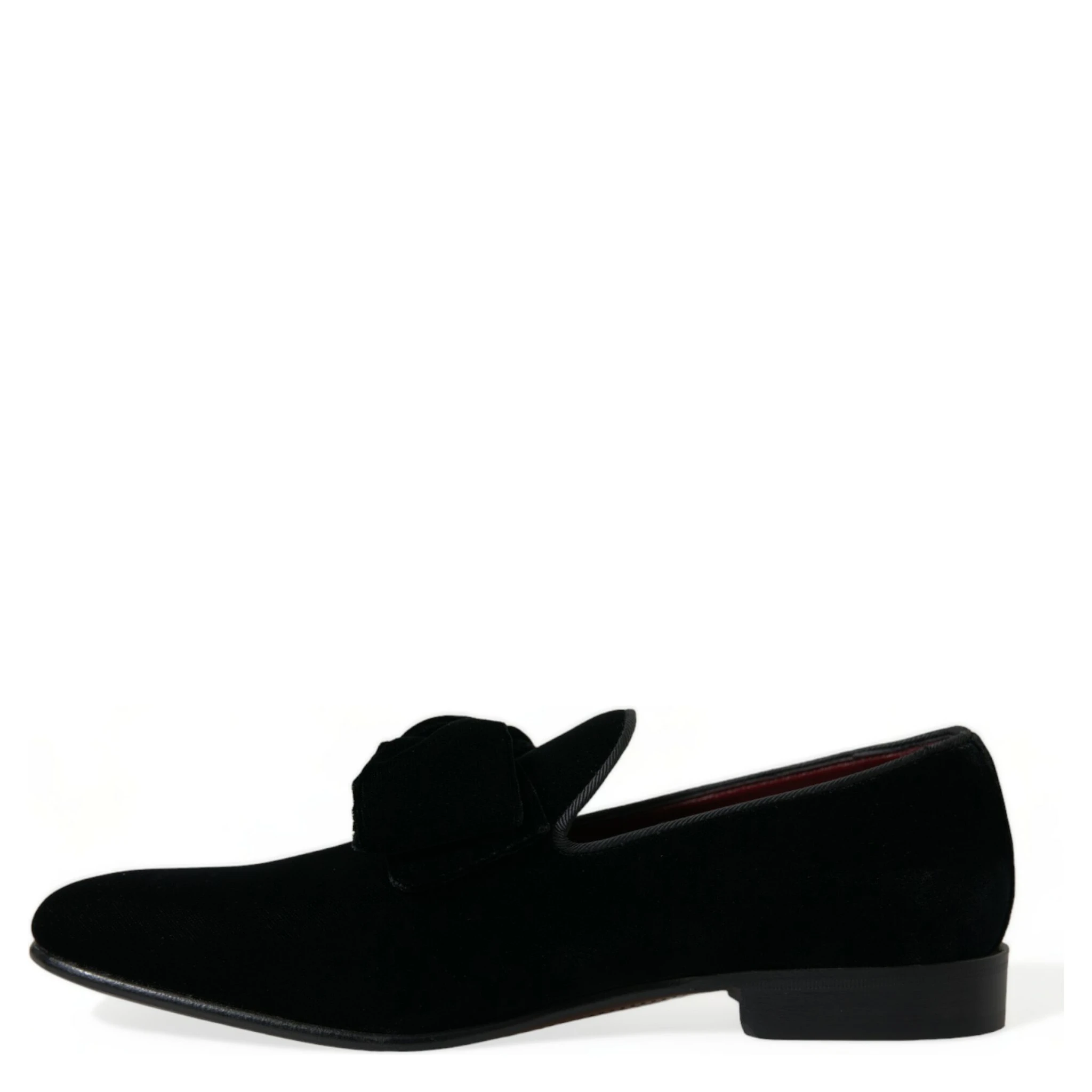 Black Velvet Loafers Formal Dress Shoes