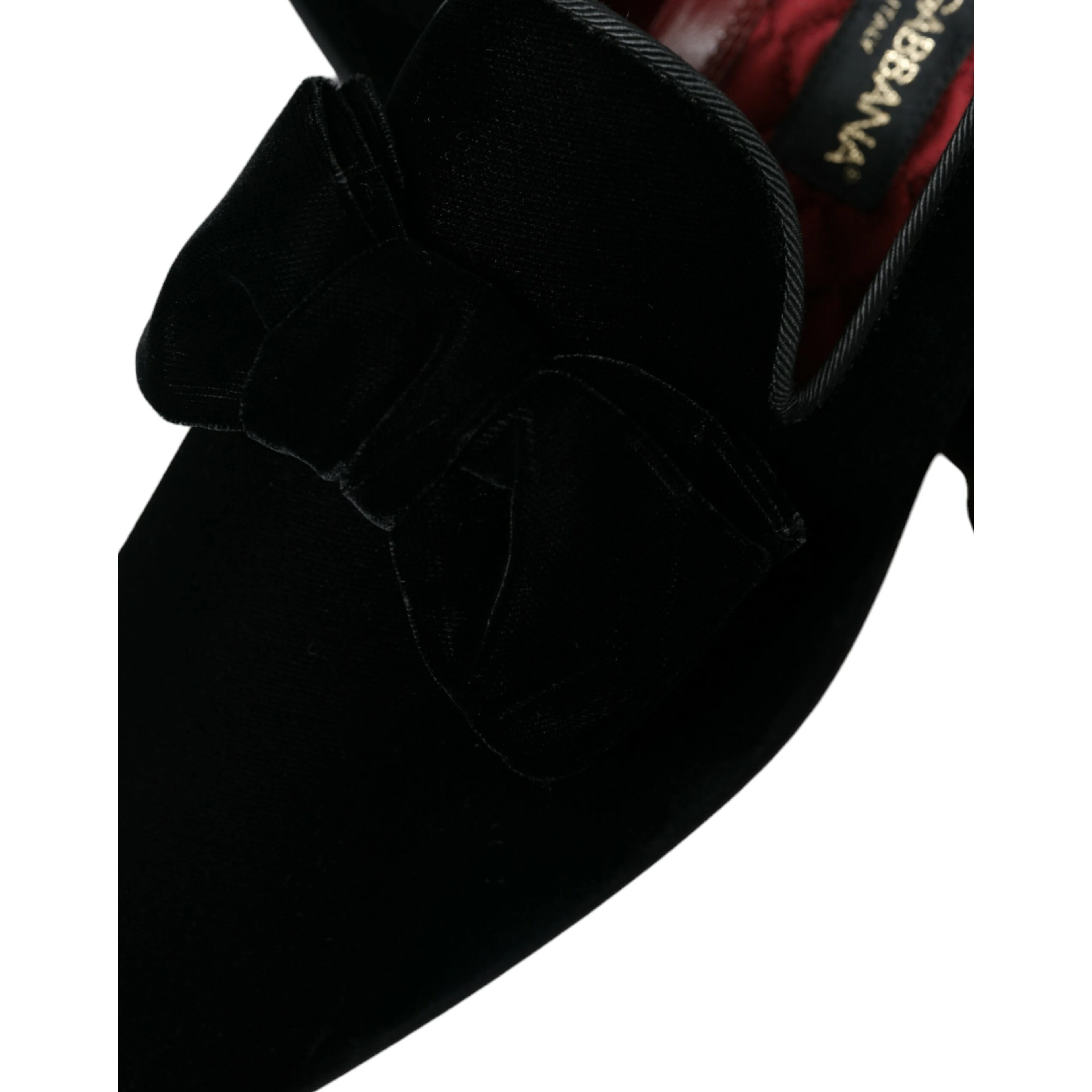 Black Velvet Loafers Formal Dress Shoes