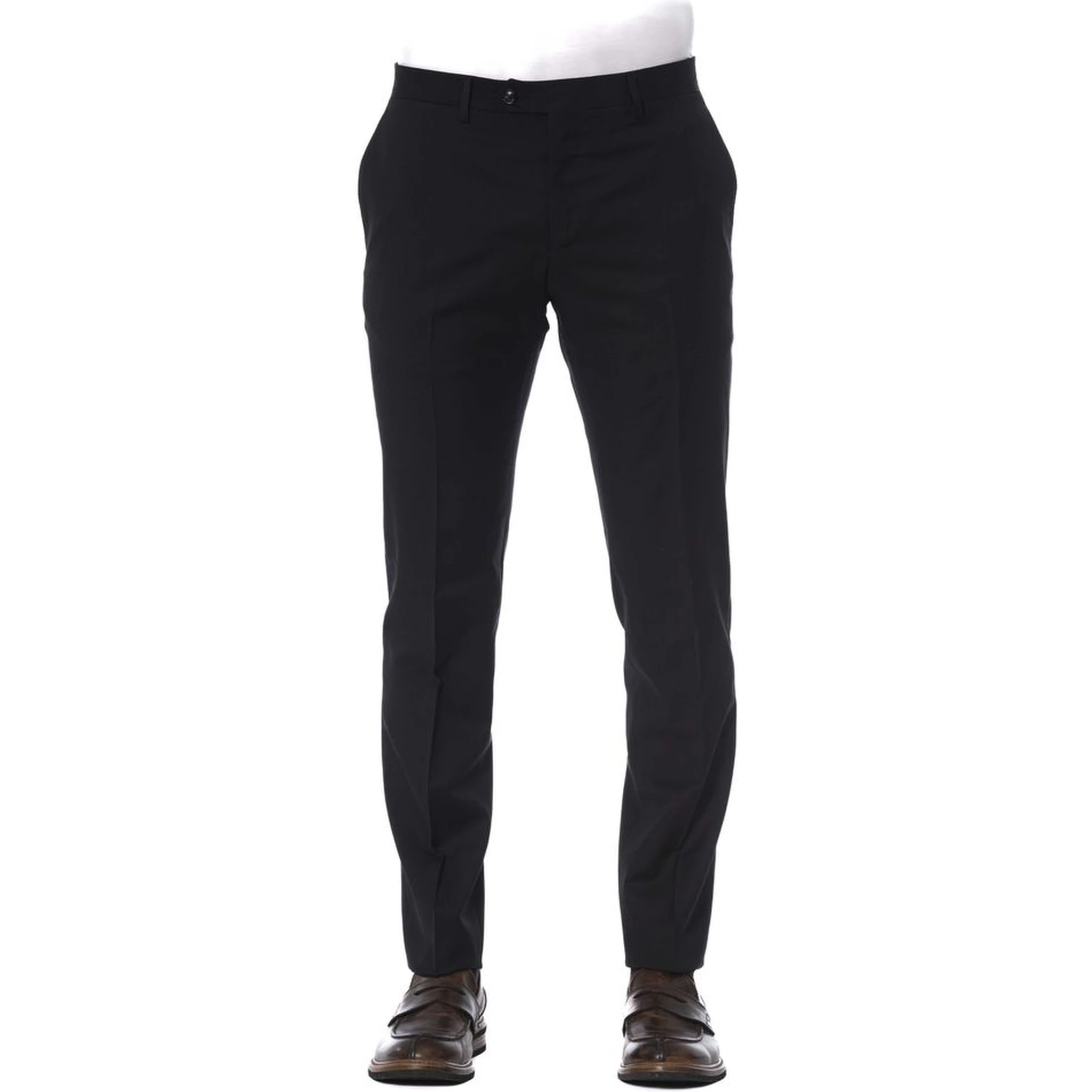 Black Virgin Wool Pant