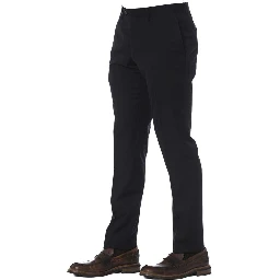 Black Virgin Wool Pant