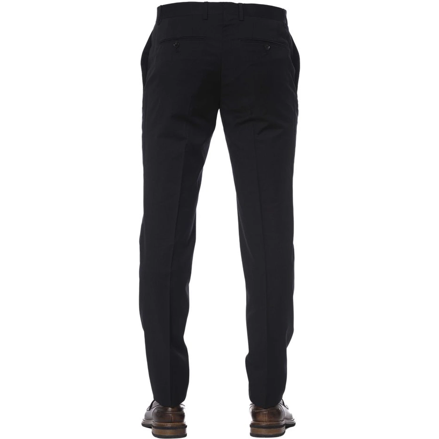 Black Virgin Wool Pant
