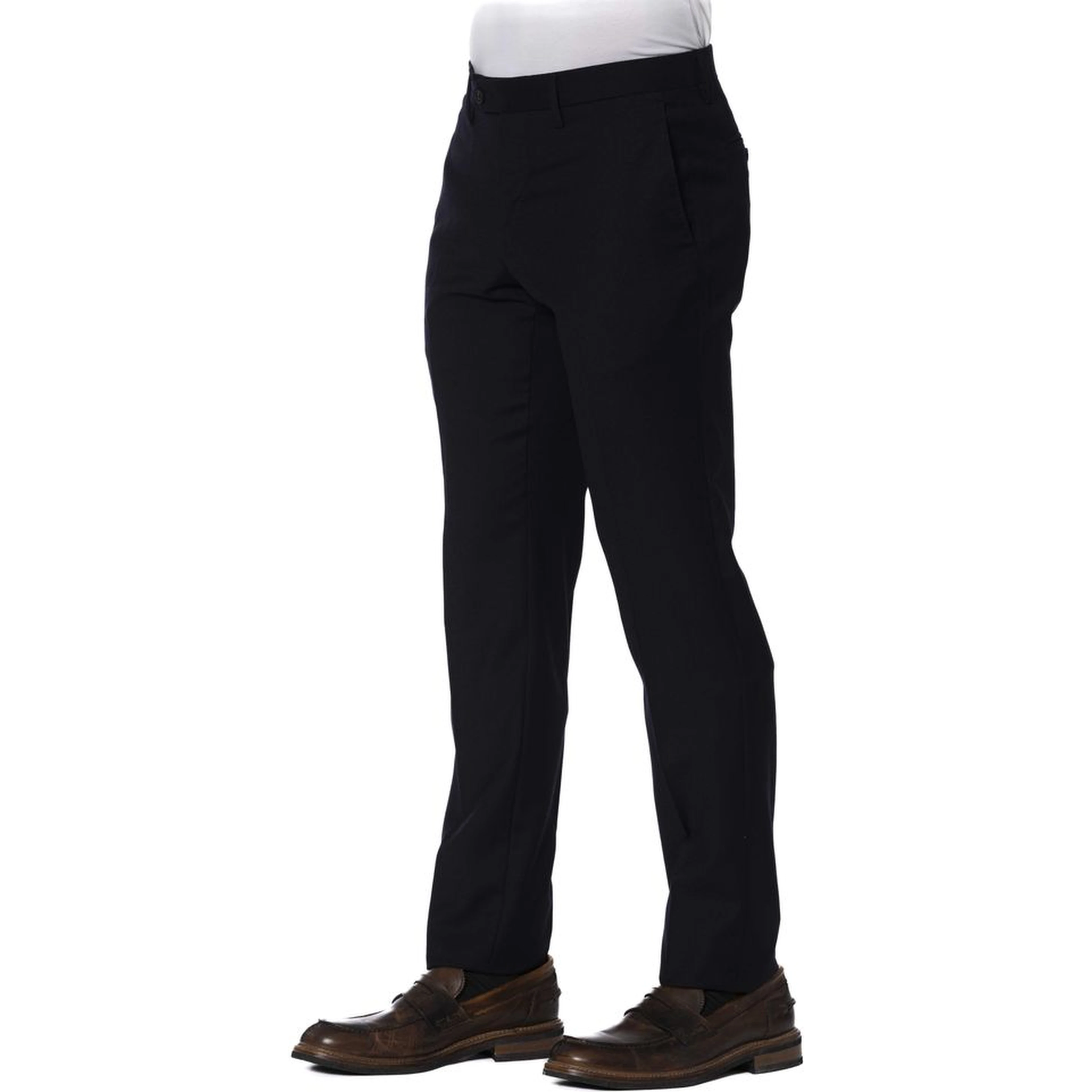 Blue Wool Pant