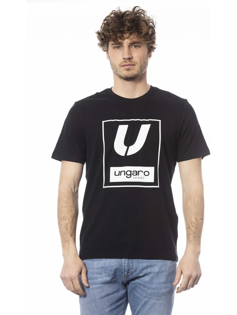 Black Cotton T-Shirt