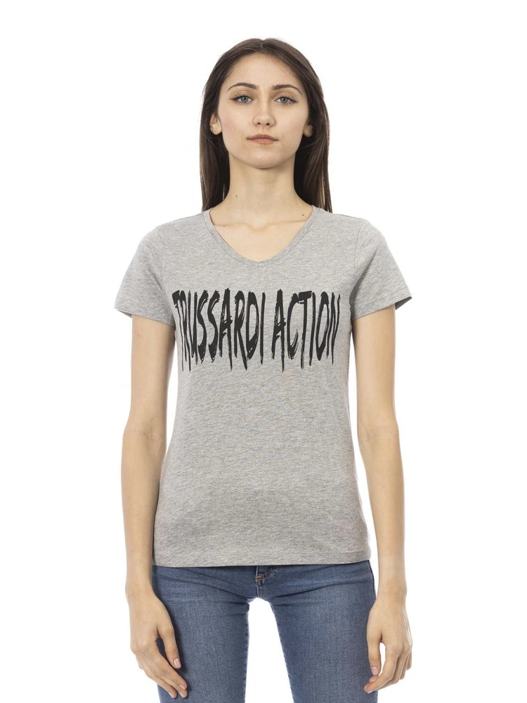 Gray Cotton T-Shirt