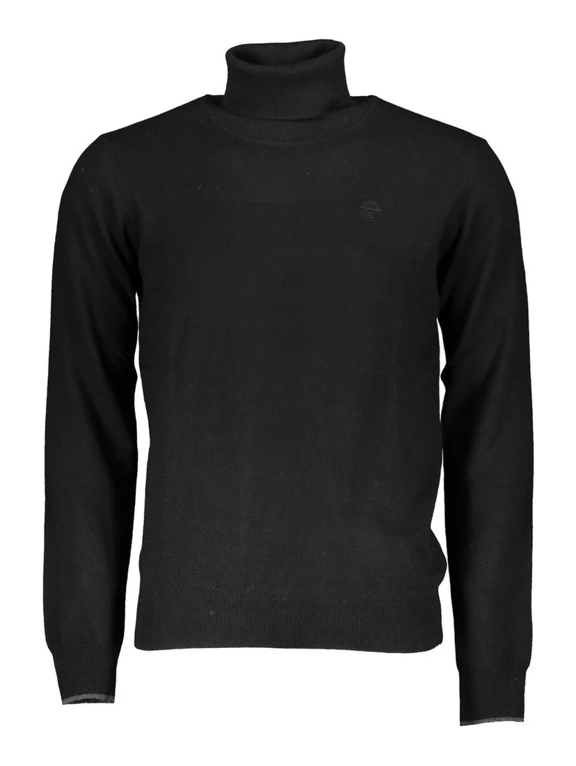 Black Fabric Sweater