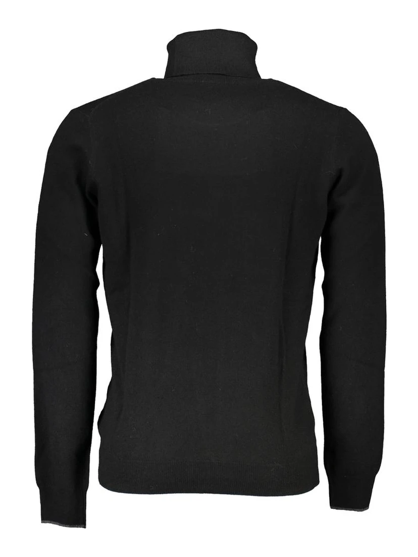 Black Fabric Sweater