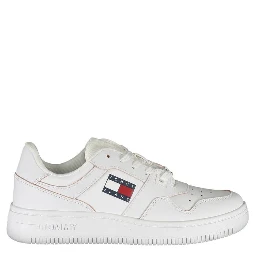 White Polyester Sneaker