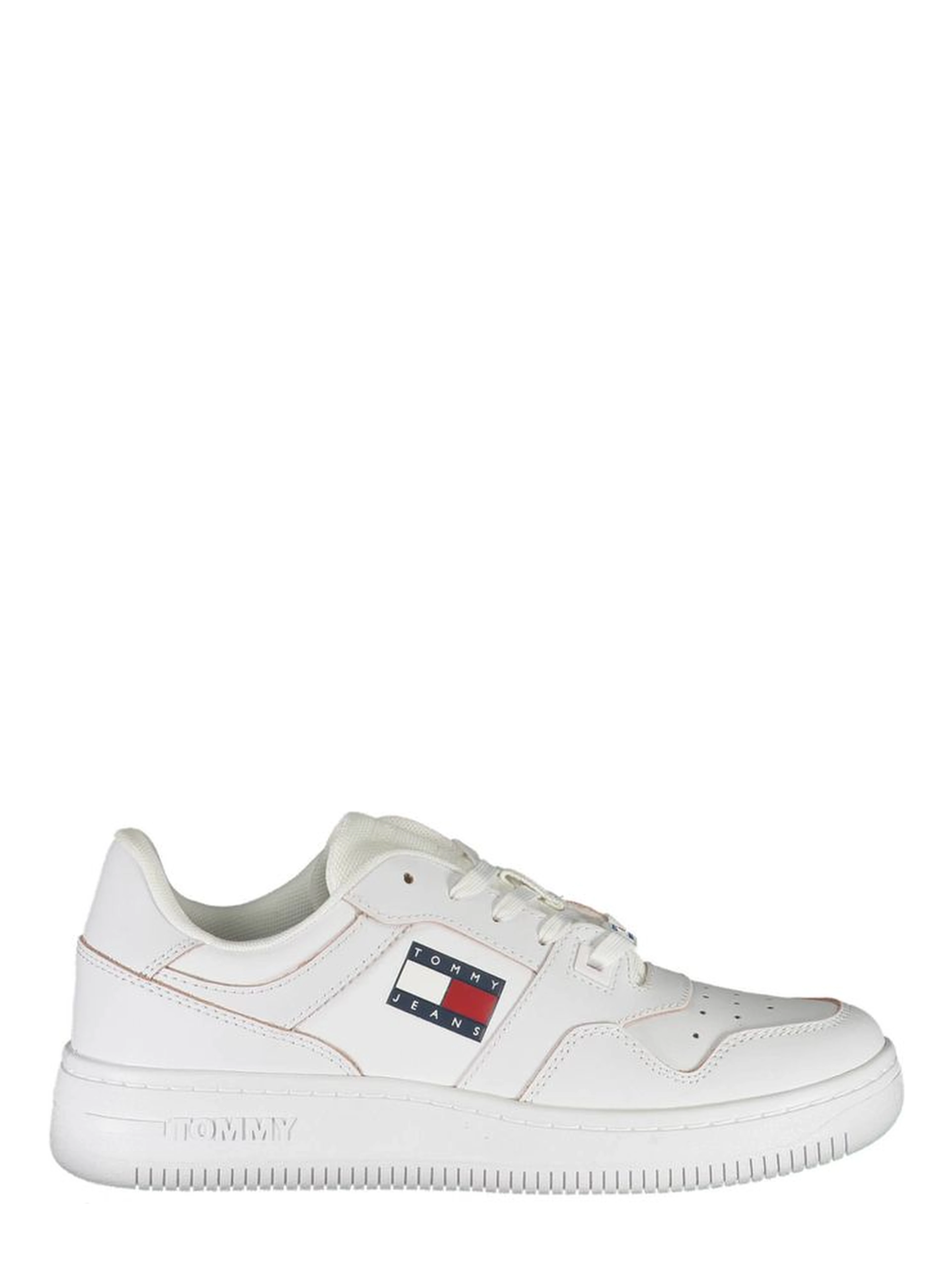 White Polyester Sneaker