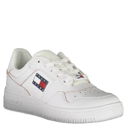 White Polyester Sneaker