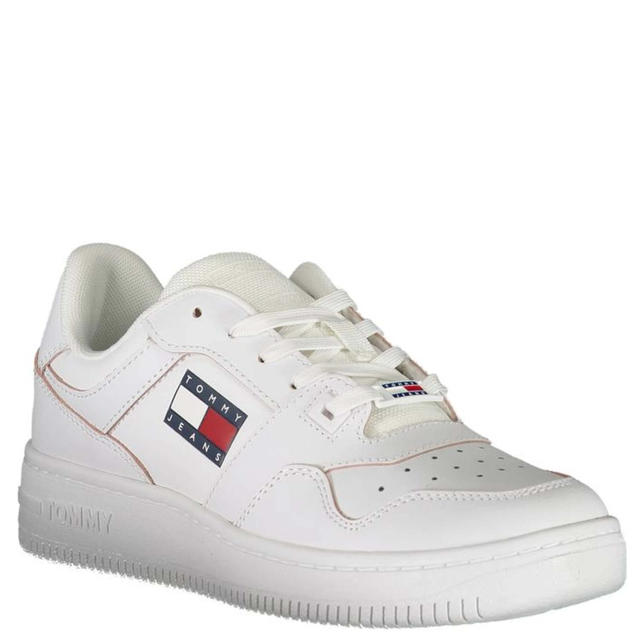 White Polyester Sneaker